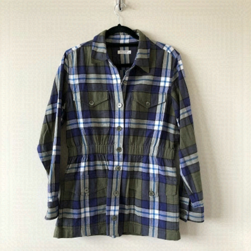 Equipment Monroe Flannel Shacket (Medium)